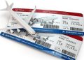 ILUSTRASI. Tiket Pesawat Terbang